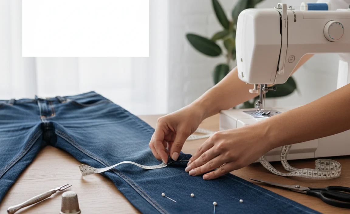 Step-by-Step Guide to Hemming Flare Jeans