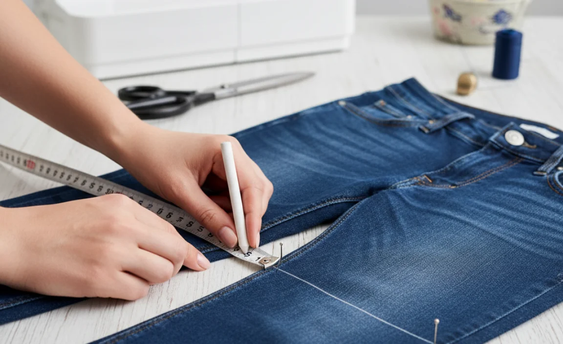 Step-by-Step Guide to Hemming Slim Jeans