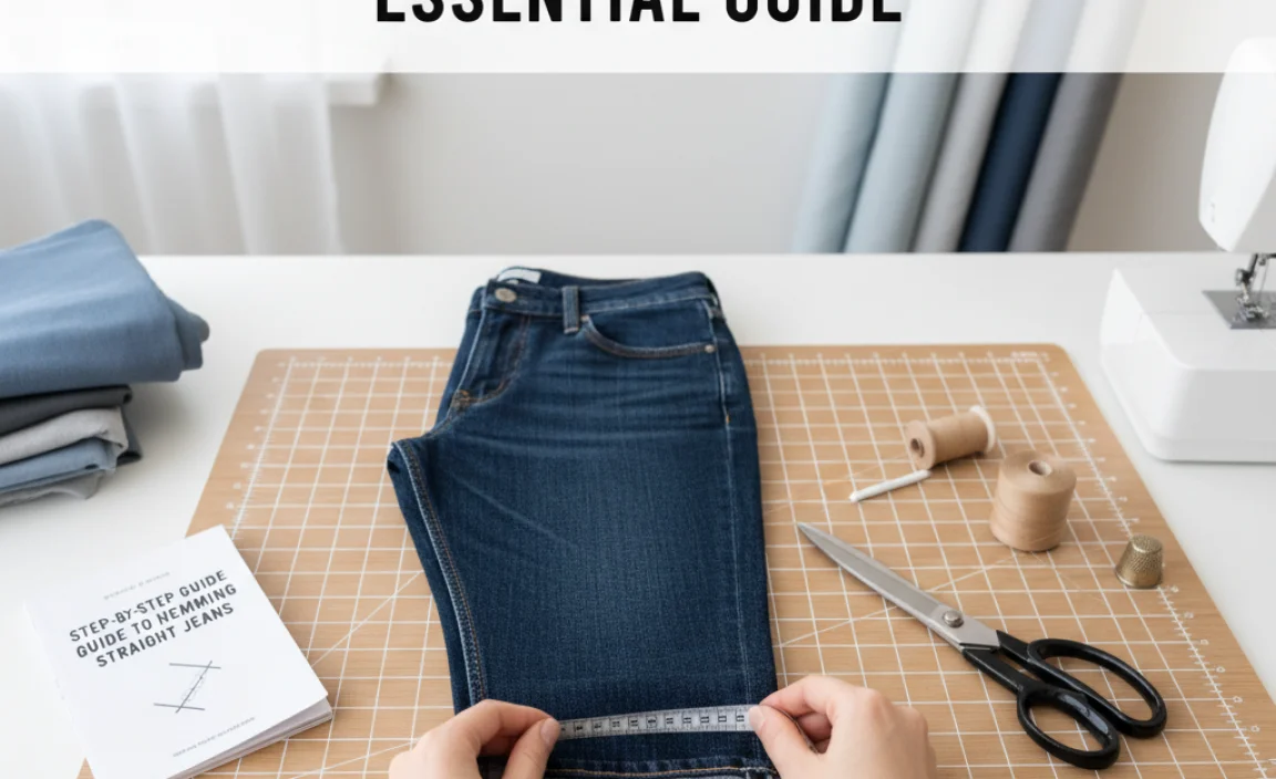 Step-by-Step Guide to Hemming Straight Jeans