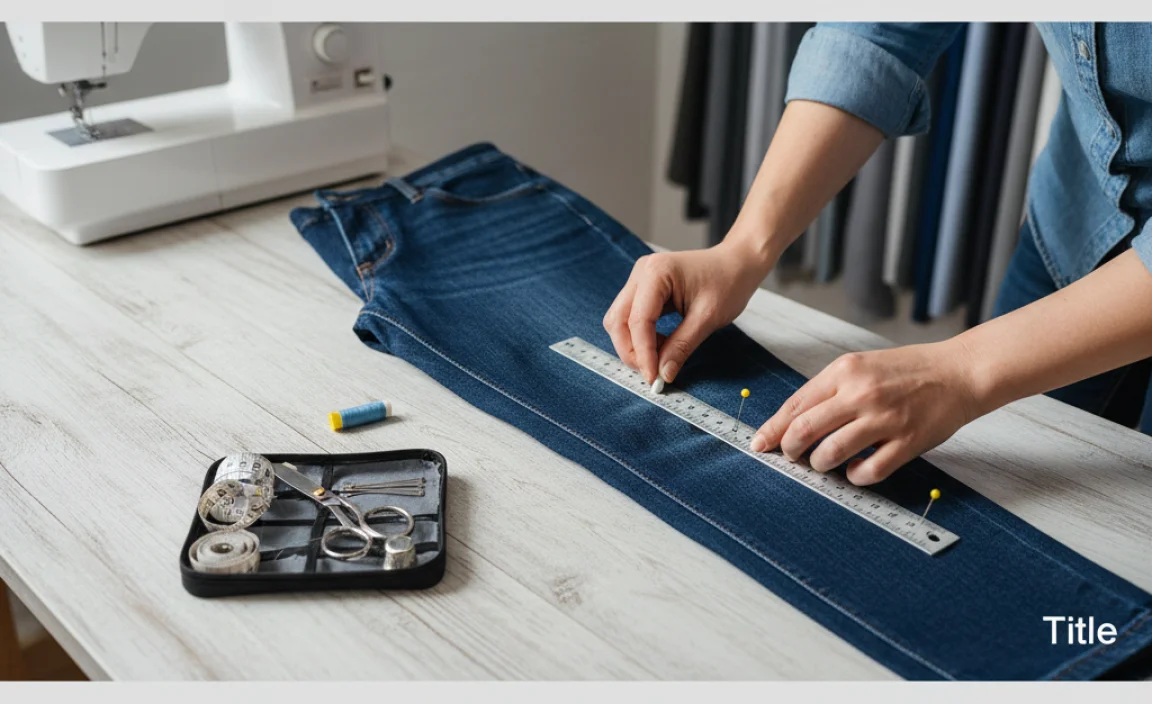Step-by-Step Guide to Hemming Tapered Jeans