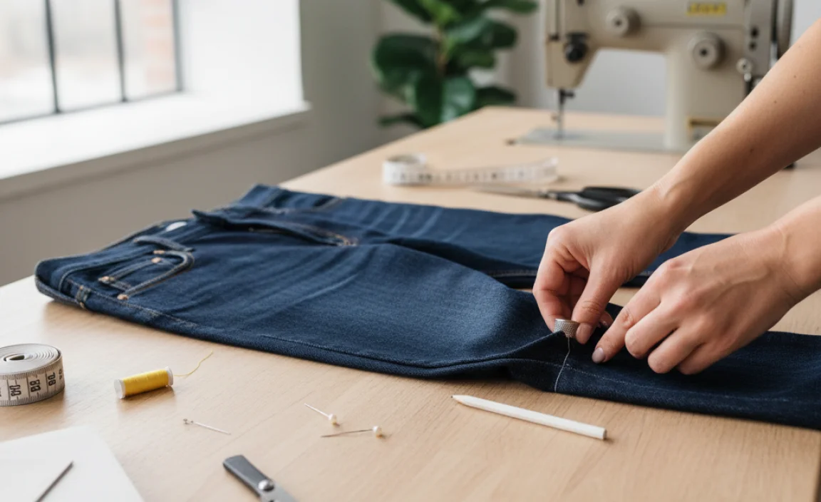Step-by-Step Guide to Hemming Tapered Jeans