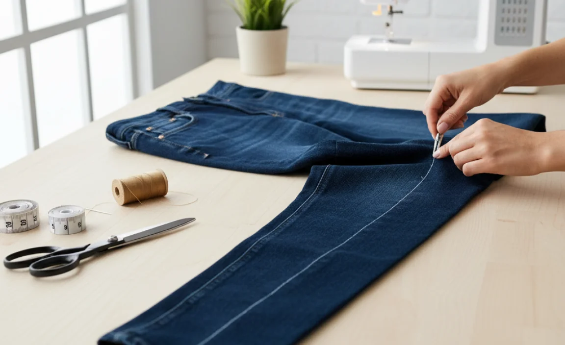 Step-by-Step Guide to Hemming Tapered Jeans