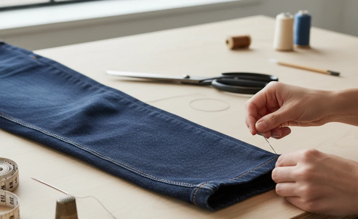 Step-by-Step Guide to Hemming Tapered Jeans