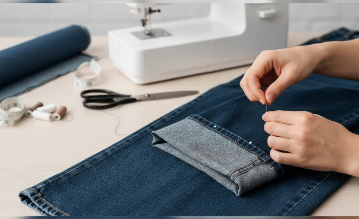 Step-by-Step Guide to Hemming Wide Leg Jeans