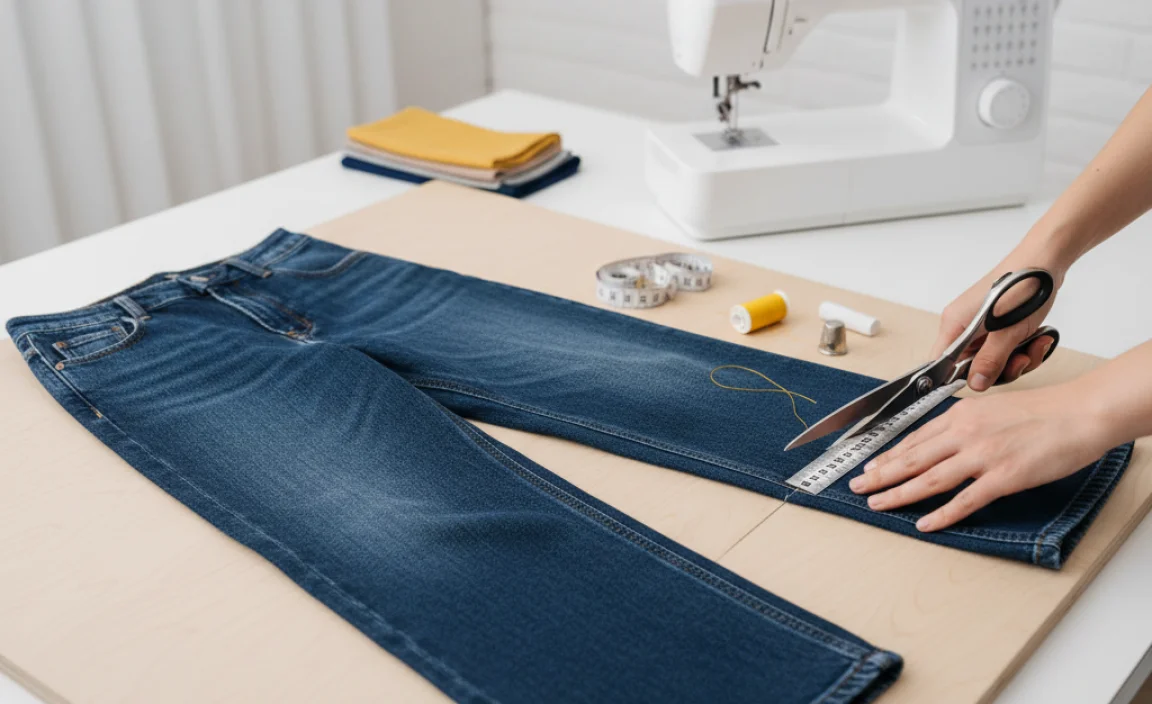 Step-by-Step Guide to Hemming Your Wide Leg Jeans