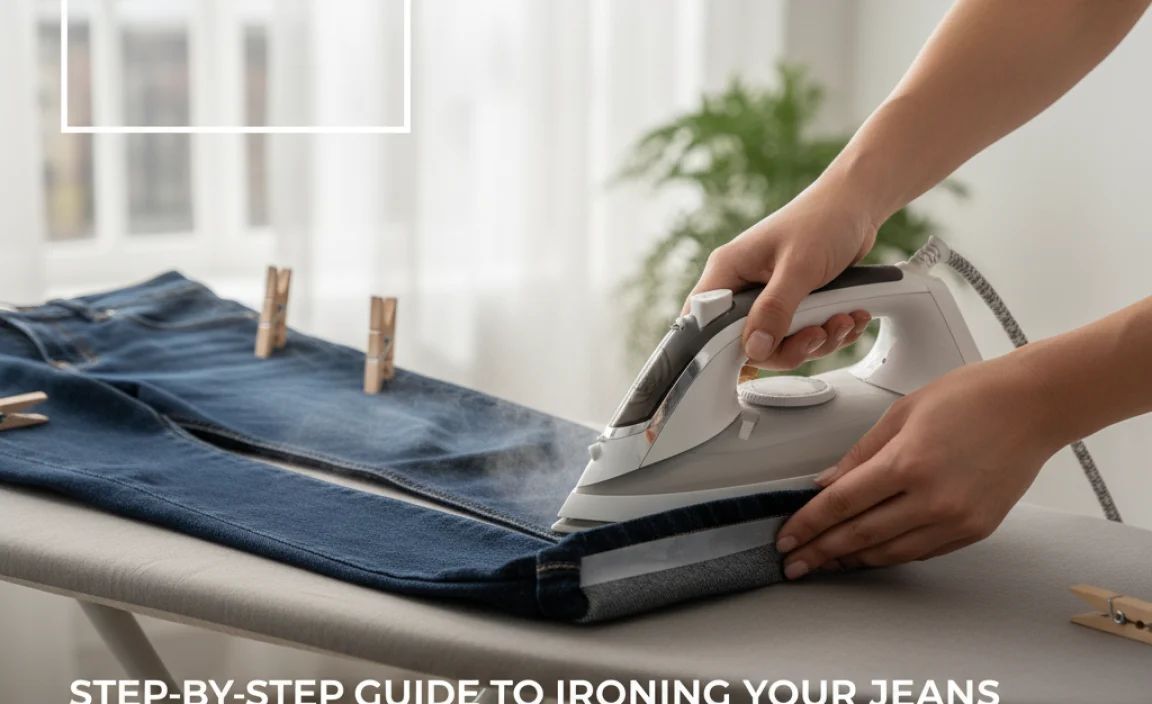Step-by-Step Guide to Ironing Your Jeans