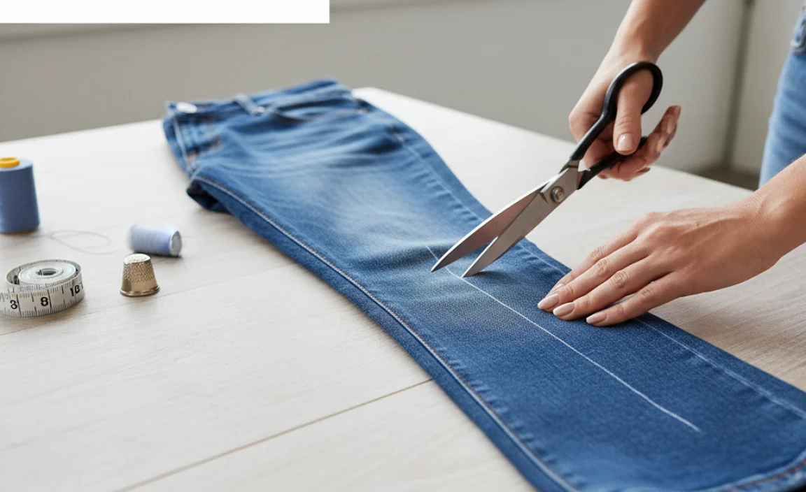 Step-by-Step: How to Hem Flare Jeans for Beginners
