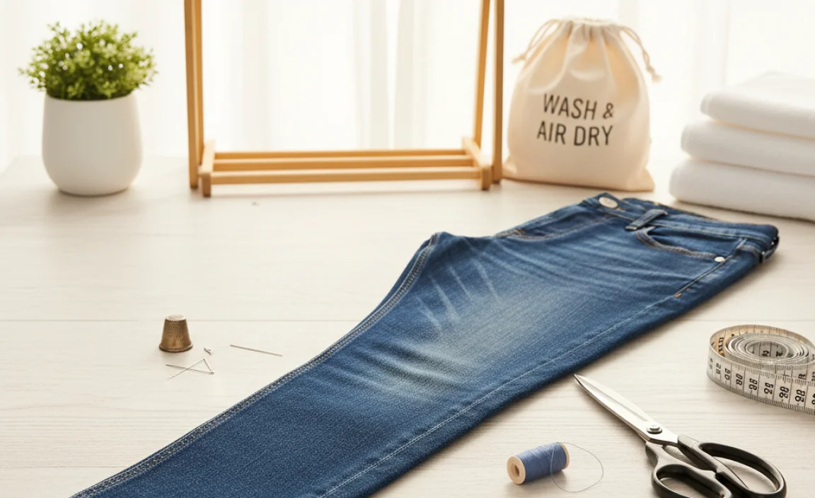 Step-by-Step: How to Hem Straight Jeans
