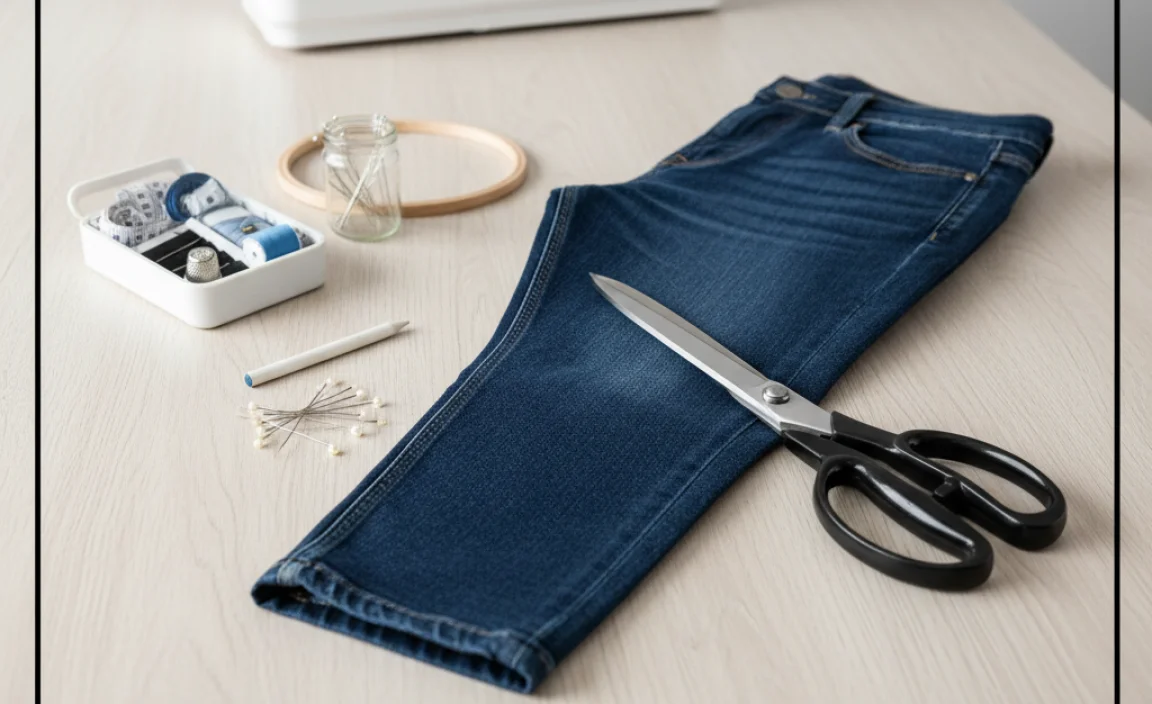 The Effortless Slim Jeans Hemming Method: What You’ll Need
