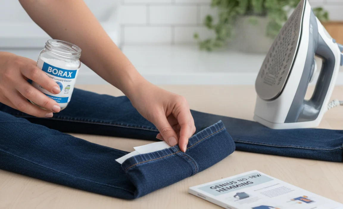 The Genius Method: No-Sew Hemming with Borax