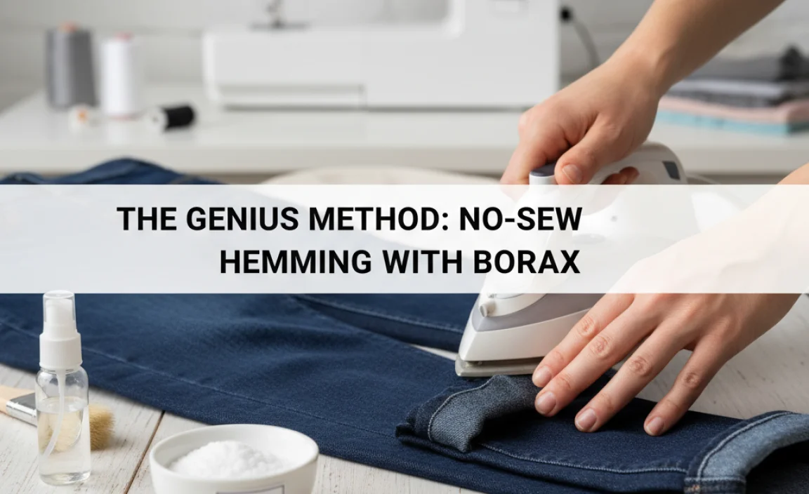 The Genius Method: No-Sew Hemming with Borax