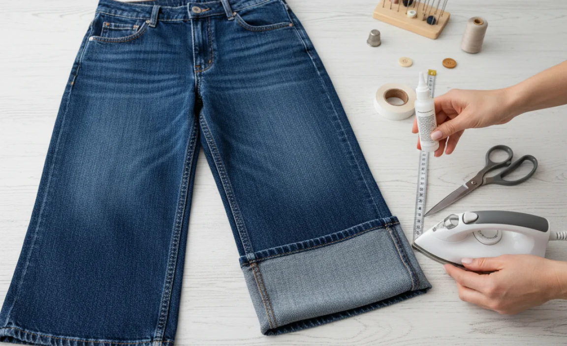 The Genius No-Sew Hem Method