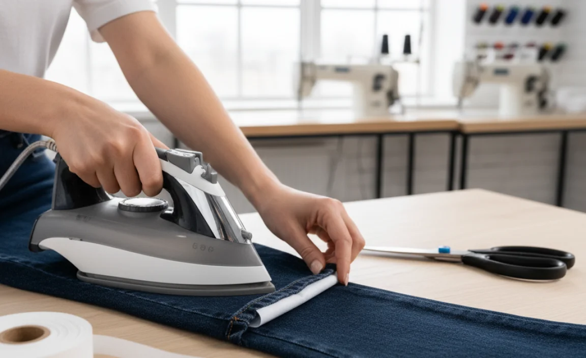 The No-Sew Method: Hemming with Iron-On Patches &amp; Tape