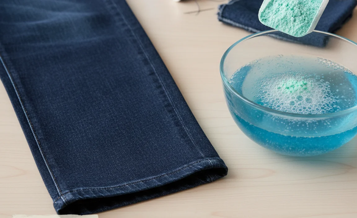 The Oxyclean Advantage for Denim Hems