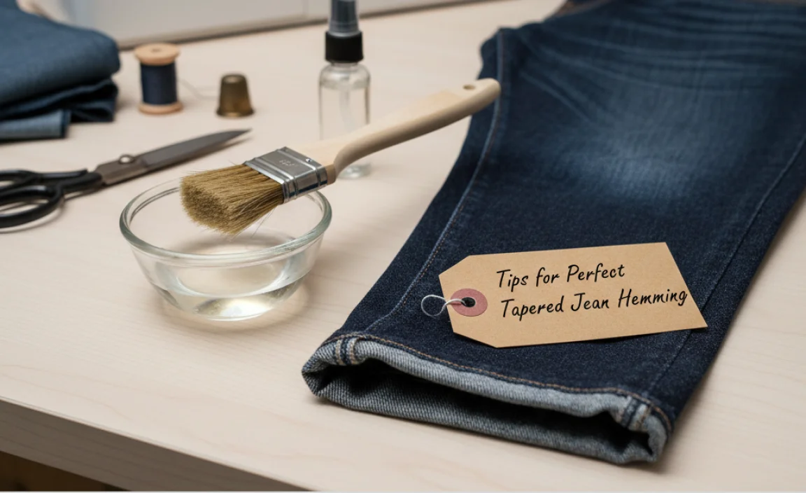 Tips for Perfect Tapered Jean Hemming