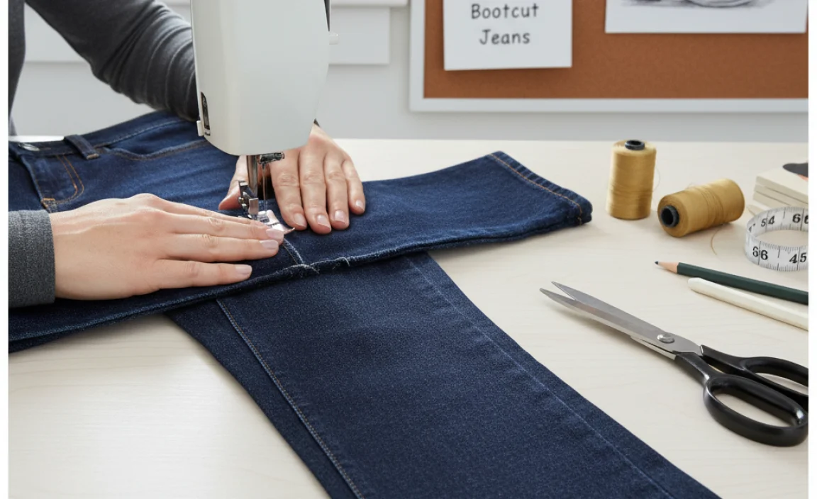 Tips for Perfectly Hemmed Bootcut Jeans