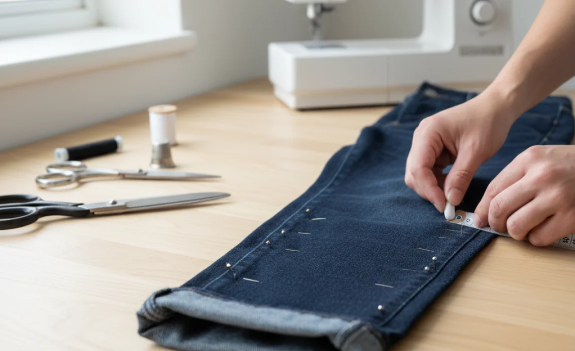 Tips for Tapered Jeans and Hemming