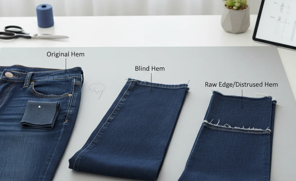 Understanding Hem Types for Bootcut Jeans