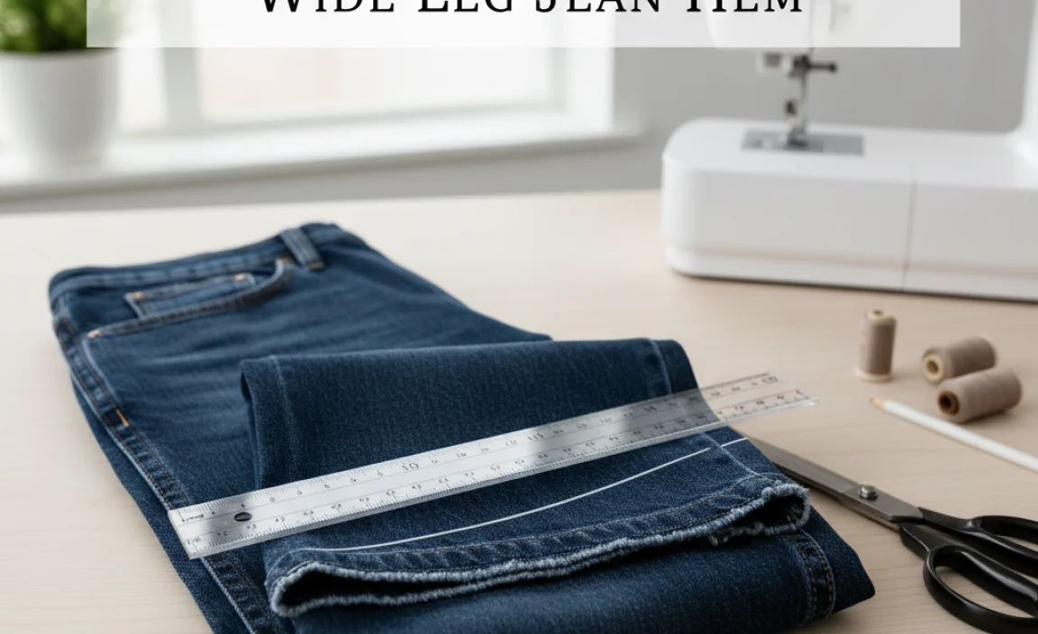 Understanding the Wide Leg Jean Hem