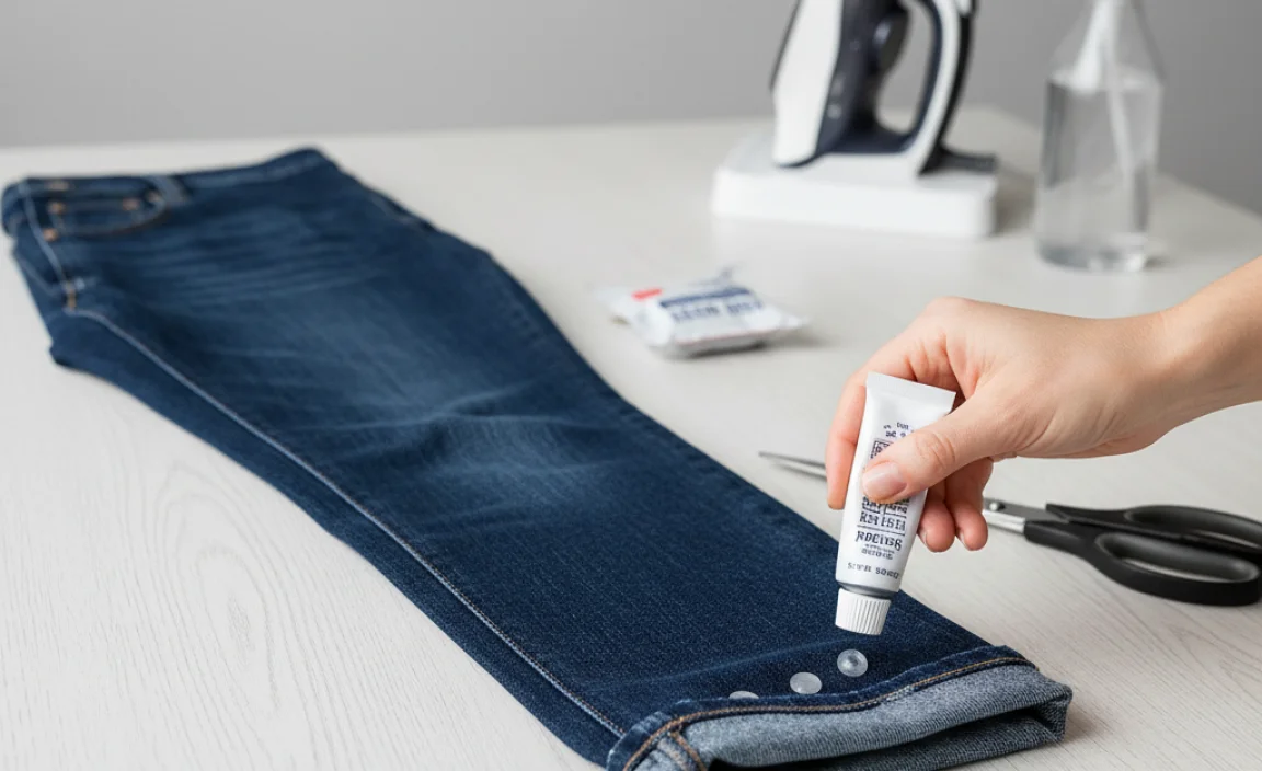 When No-Sew Hemming is Your Best Friend