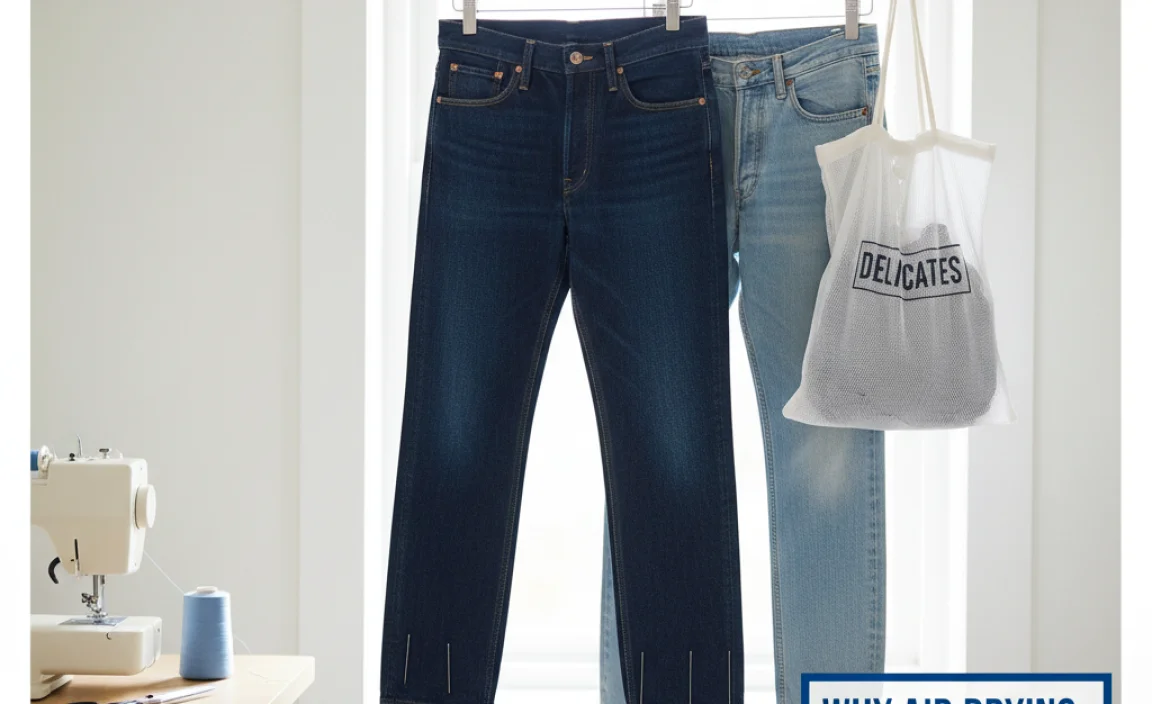Why Air Drying is Key After Hemming Jeans