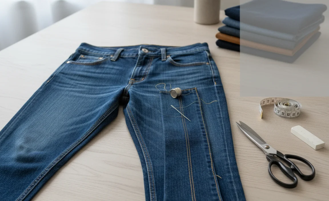 Why Hand-Hemming Straight Jeans is a Great Skill