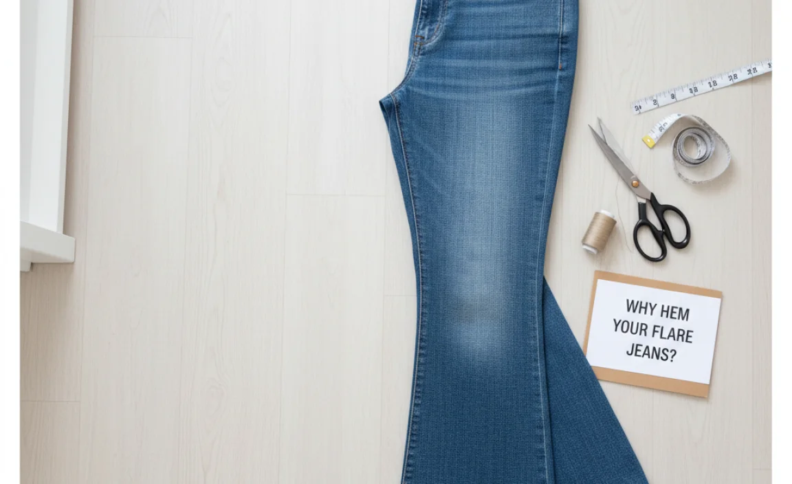 Why Hem Your Flare Jeans?