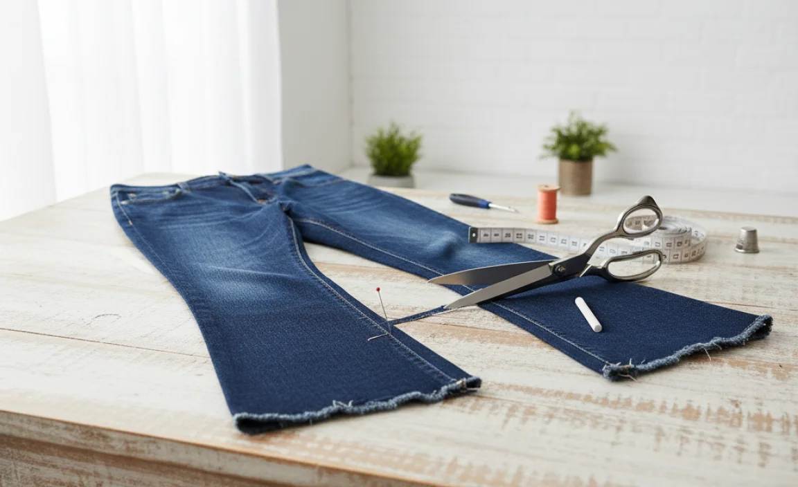 Why Hemming Flare Jeans Can Be Tricky (And How We’ll Solve It)