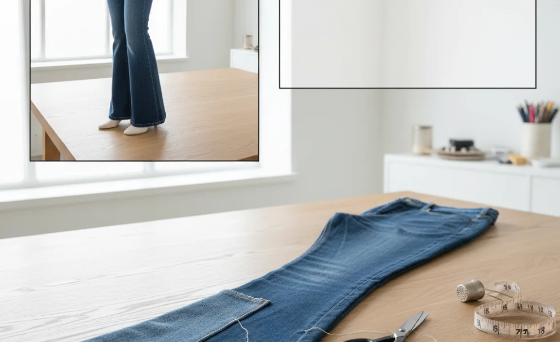 Why Hemming Flare Jeans Matters