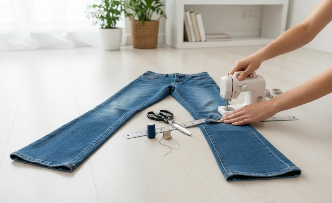 Why Hemming Flare Jeans Yourself is a Smart Move