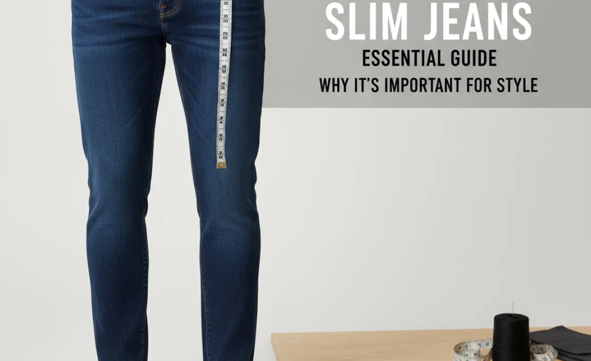Why Hemming Slim Jeans is Important for Style