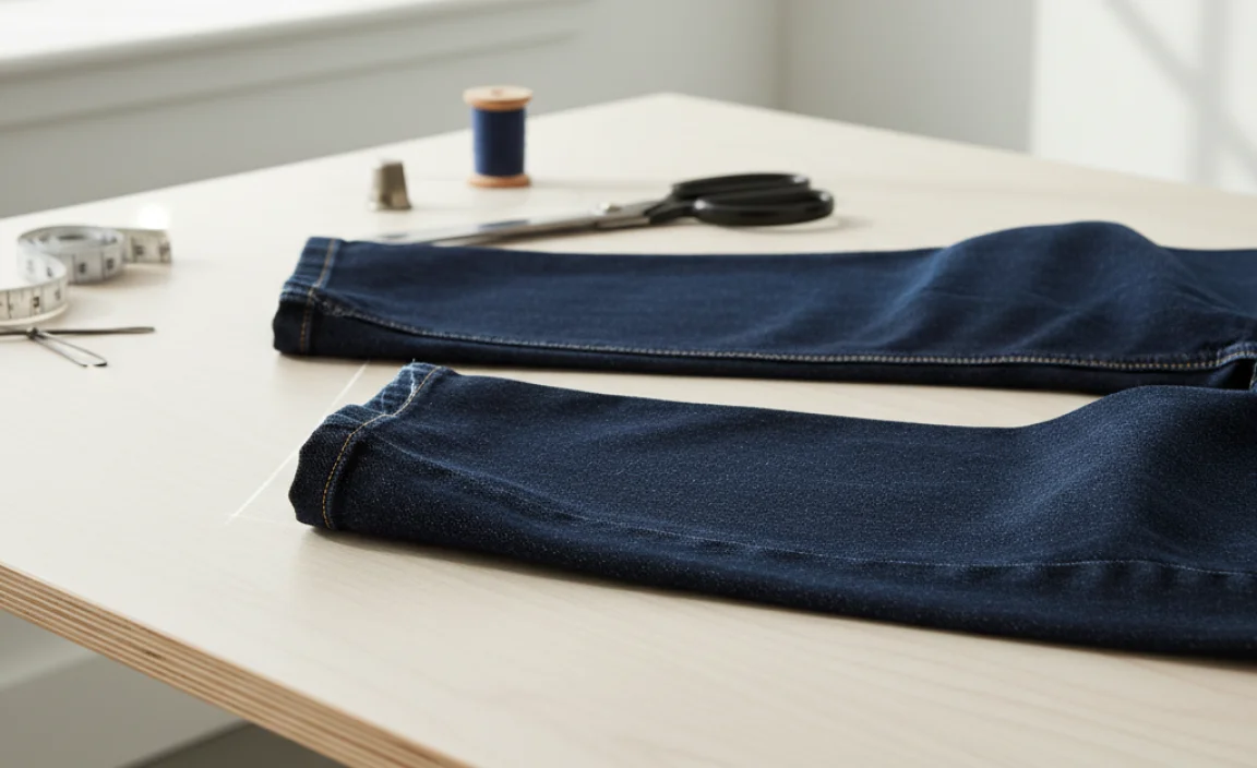 Why Hemming Tapered Jeans Can Be Tricky