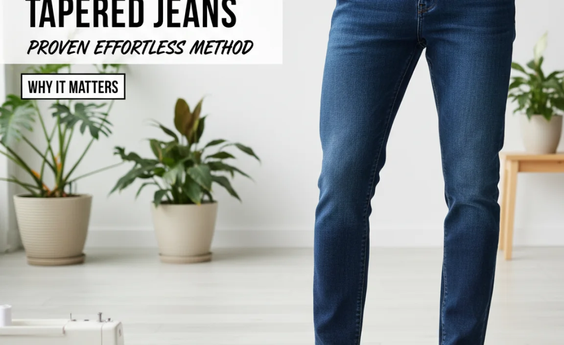 Why Hemming Tapered Jeans Matters