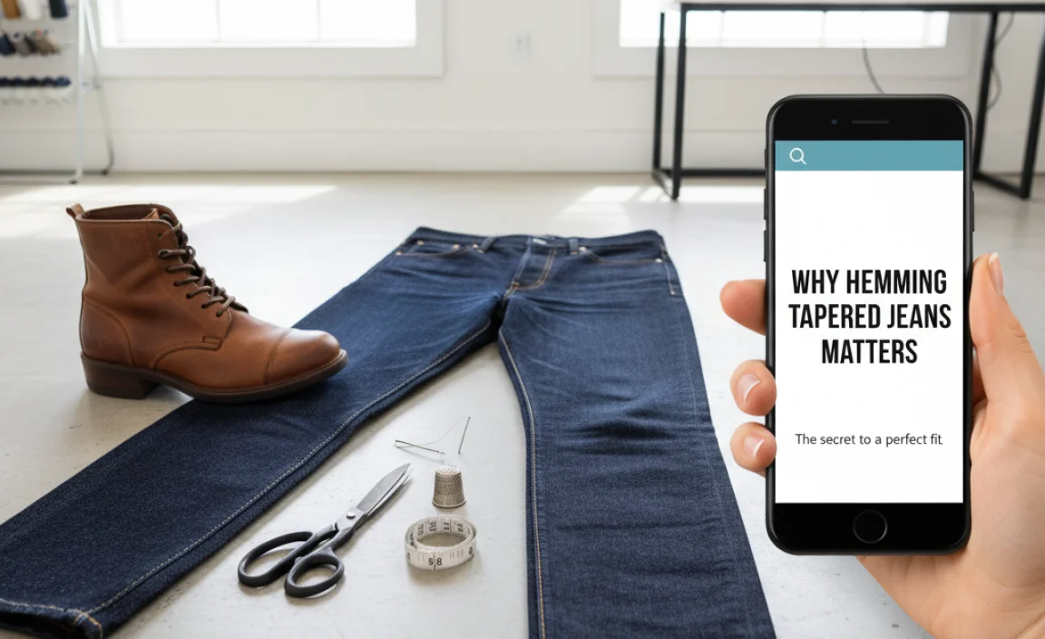 Why Hemming Tapered Jeans Matters