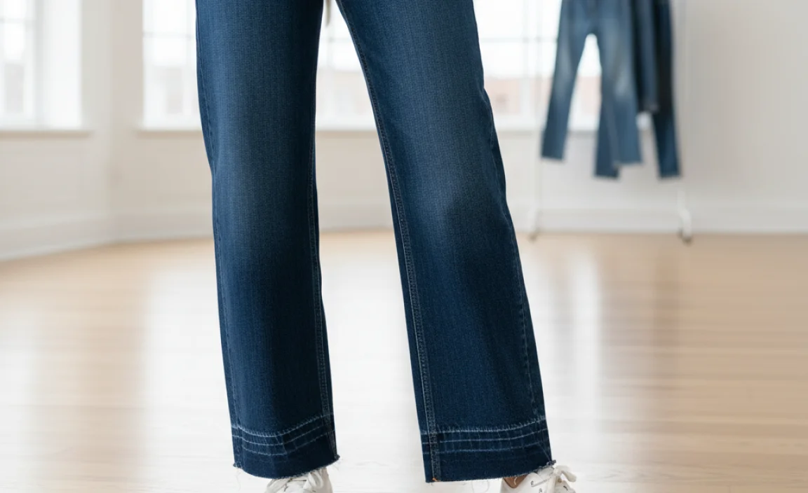 Why Hemming Wide Leg Jeans Matters