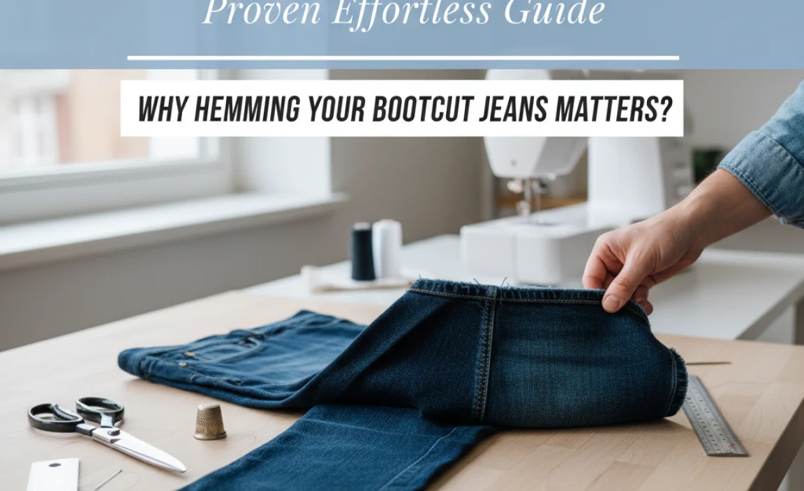 Why Hemming Your Bootcut Jeans Matters