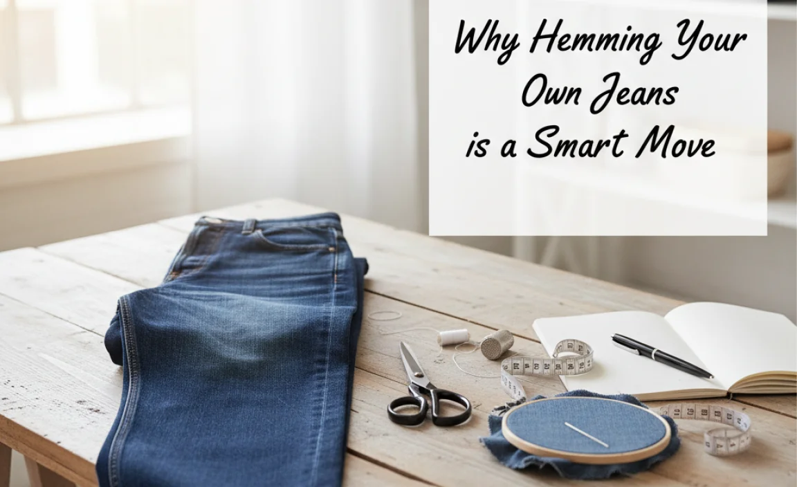 Why Hemming Your Own Jeans is a Smart Move