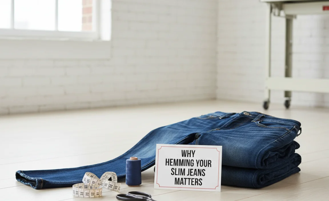 Why Hemming Your Slim Jeans Matters