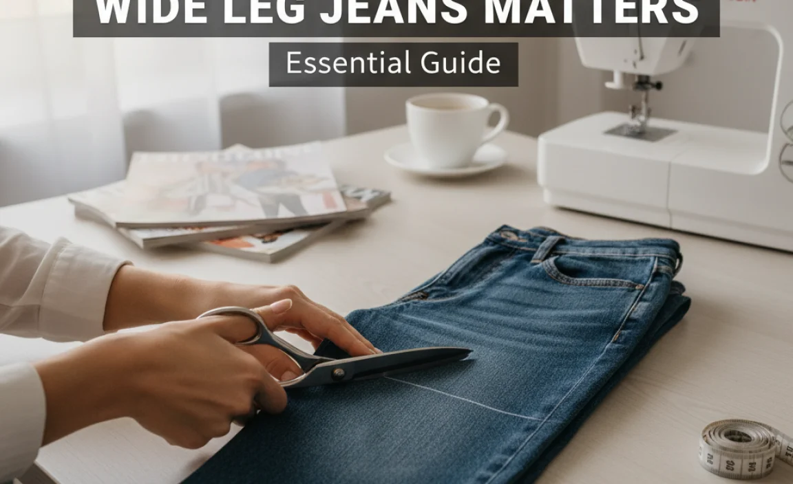 Why Hemming Your Wide Leg Jeans Matters
