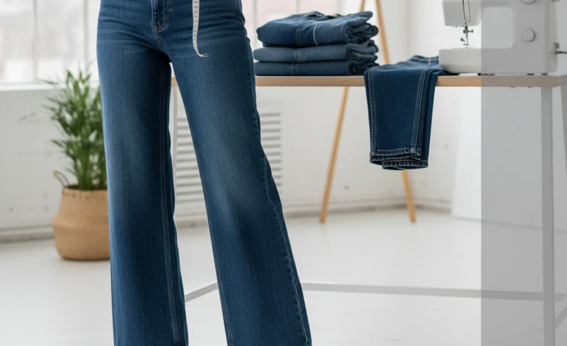 Why Hemming Your Wide Leg Jeans Matters