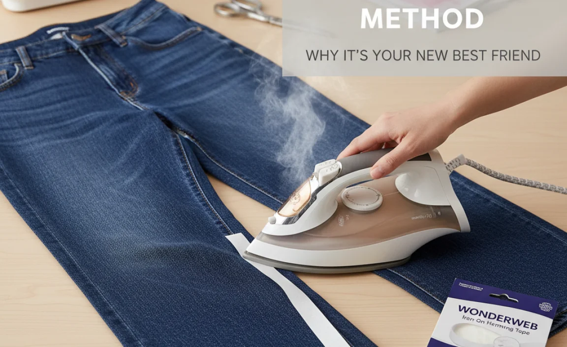 Why Iron-On Hemming Tape is Your New Best Friend for Wide Leg Jeans