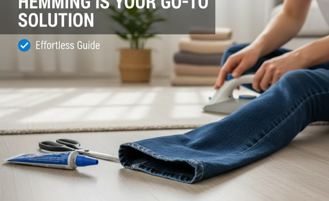 Why No-Sew Hemming is Your Go-To Solution