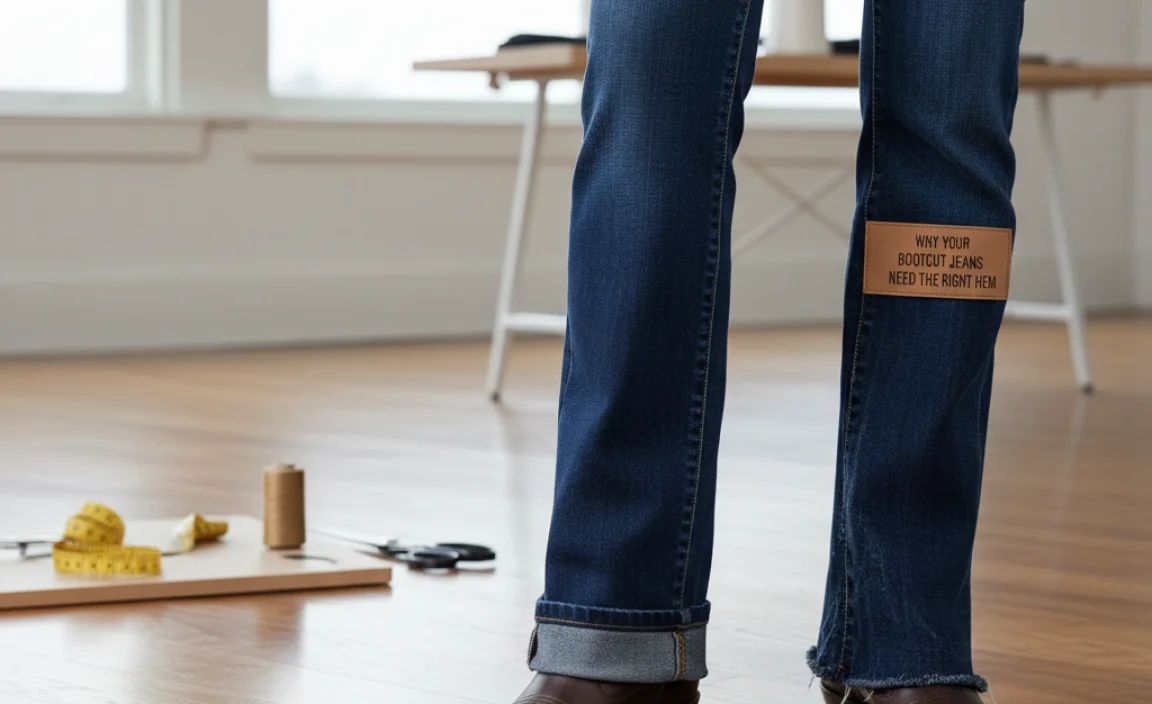 Why Your Bootcut Jeans Need the Right Hem