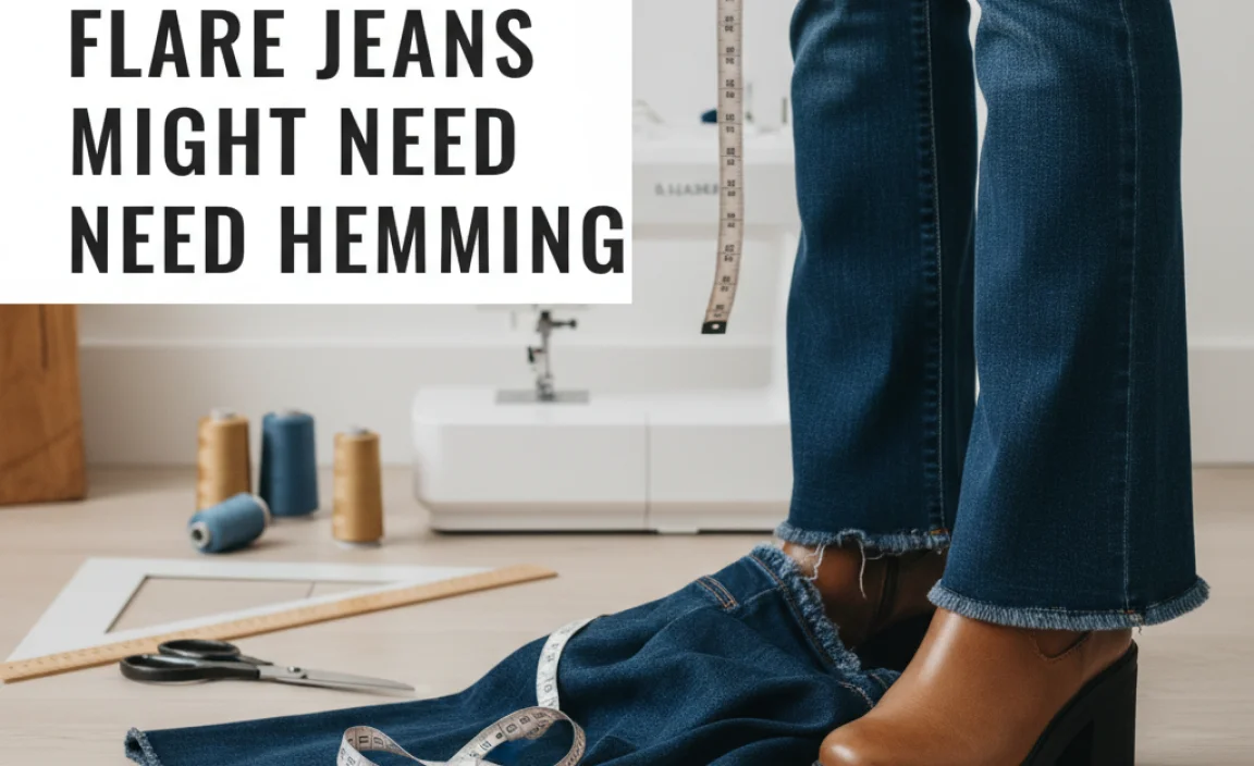 Why Your Flare Jeans Might Need Hemming